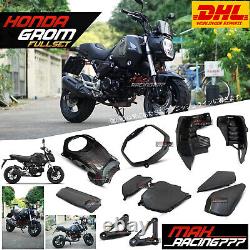 Full Set Frame Body Cover Side Upper Panel Carbon Fiber Honda New Grom 2021-2022