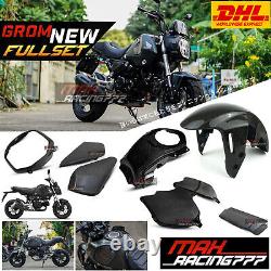 Full Set Frame Body Cover Side Upper Panel Carbon Fiber Honda New Grom 2022-23