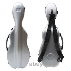 Full size Violin hard case Lightweight Carbon fiber Backstraps Durable Handle