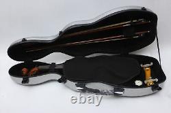 Full size Violin hard case Lightweight Carbon fiber Backstraps Durable Handle