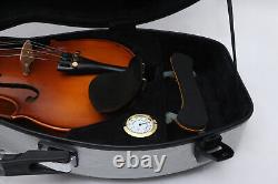 Full size Violin hard case Lightweight Carbon fiber Backstraps Durable Handle