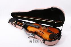Full size violin Case 4/4 Strong Carbon fiber hard shell Backstraps travel case