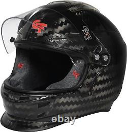 GF-16006LRGBK G-Force Helmet, SuperNova, Full Face, T800 Carbon Fiber Shell, Tra
