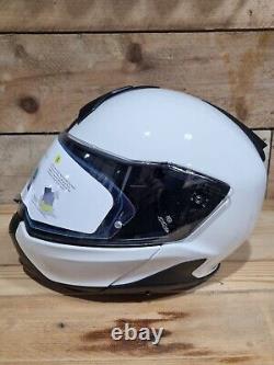 Genuine Bmw Motorrad System 7 Carbon Evo Motorcycle Helmet White 58/59 L Large