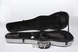 Gray 4/4 Full Size Violin Case Carbon Fiber Hard Violin Case with Back Straps