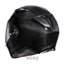 HJC F70 Carbon Fibre Lightweight Full Face Motorcycle Bike Road Crash Helmet