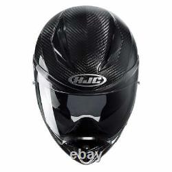 HJC F70 Carbon Full Face Motorcycle Helmet (Black)