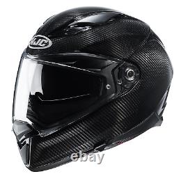 HJC F70 Carbon Motorcycle Motorbike Helmet Black