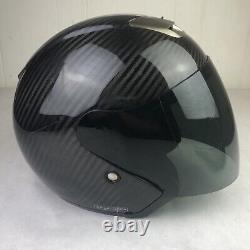 Harley Davidson FXRG Carbon Fiber Helmet XS Extra Small Full Face Visor Shield