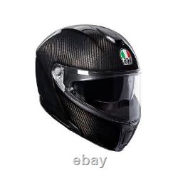 Helmet Flip-Up Full-Face Agv Sportmodular Glossy Carbon
