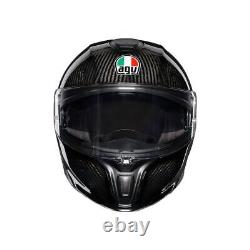 Helmet Flip-Up Full-Face Agv Sportmodular Glossy Carbon