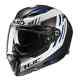 Hjc F70 Carbon Fibre Kesta Blue Black Matt Full Face Motorcycle Helmet