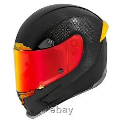 Icon Airframe Pro Carbon Fiber Red Full Face Motorcycle Helmet
