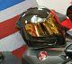 Icon Airframe Pro Gold Gloss Carbon Fibre Race Motorcycle Crash Helmet Acu 2205