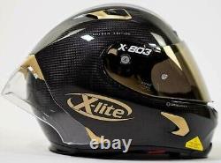 In Store XL 2023 Motogp X-lite X803 Rs Carbon Limited Gold Edition Crash Helmet