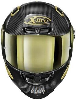 In Store XL 2023 Motogp X-lite X803 Rs Carbon Limited Gold Edition Crash Helmet