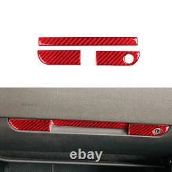 Interior Full Set Cover Trim Kit Red Carbon Fiber For Audi TT 8N 2001-2006