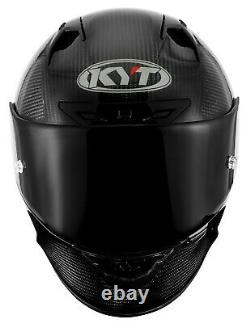 KYT NZ-Race Motorcycle Racing Track Street Helmet Full Face Carbon Glossy Black