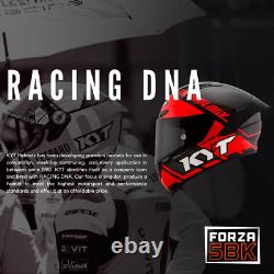 KYT NZ-Race Motorcycle Racing Track Street Helmet Full Face Carbon Glossy Black