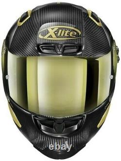L 2021 Motogp X-lite X803 Rs Carbon Limited Gold Edition Motorcycle Race Helmet