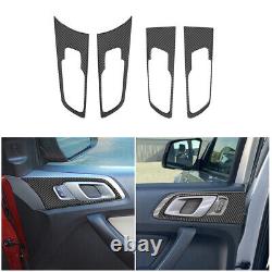 LHD Carbon Fiber Interior Full Set Trim Cover for Ford Ranger 2019-2022