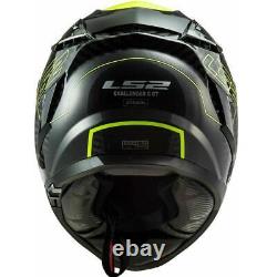 LS2 FF327 Challenger Carbon Fibre Fold Motorcycle Helmet Full Face Touring Bike