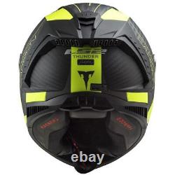 LS2 FF805 Thunder Carbon Racing Motorcycle Helmet Lightweight Track Crash Lid