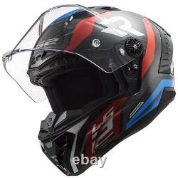 LS2 FF805 Thunder Carbon Supra Motorcycle Helmet Full Face Sports Racing Track