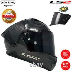 LS2 FF805 Thunder Gloss Carbon Motorcycle Motorbike Full Face Racing Helmet