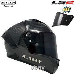 LS2 FF805 Thunder Gloss Carbon Motorcycle Motorbike Full Face Racing Helmet