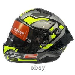 LS2 FF805 Thunder Space Carbon Fibre Full Face Motorcycle Helmet Track Bike