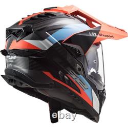 LS2 MX701 C Explorer Carbon Fibre Full Face Motorcycle Helmet XL 61cm-62cm