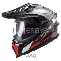LS2 MX701 CARBON FIBRE Motorcycle Adventure Helmet Enduro DL KTM XTZ