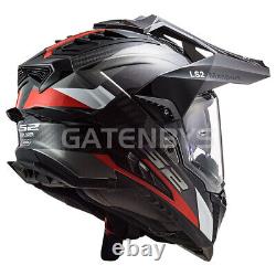 LS2 MX701 CARBON FIBRE Motorcycle Adventure Helmet Enduro DL KTM XTZ