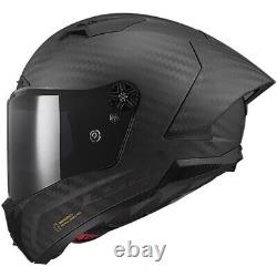 LS2 Thunder Carbon 22.06 Motorbike Motorcycle Helmet GP Pro FIM Matt Black