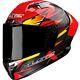 LS2 Thunder GP Carbon 22.06 Motorbike Motorcycle Helmet Fire Gloss Red / Black