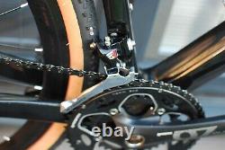 Last One! Full Carbon Gravel Bike 2x12 speed carbon groupset 700Cx40C Black