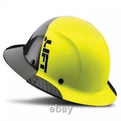 Lift Safety HDF-50C19HC Dax 50/50 Carbon Fiber Full Brim Hard Hat Yellow-Black
