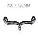 Logo Full Carbon Fiber T800 Integrated Road Handlebar Cycling Handle Bar 3K Glos