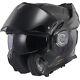 Ls2 Advant X Carbon Ff901 Flip Front Full Face Motorcycle Helmet Black