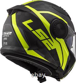 Ls2 Ff313 Vortex Carbon Fibre Modular Flip Front Full Face Motorcycle Helmet
