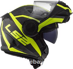 Ls2 Ff313 Vortex Carbon Fibre Modular Flip Front Full Face Motorcycle Helmet