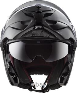 Ls2 Ff313 Vortex Matt Carbon Fiber Full Face Dvs Helmet Flip Up Front Crash