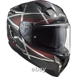 Ls2 Ff327 Challenger Ct2 Konic Matt Red Full Face Motorcycle Bike Crash Helmet