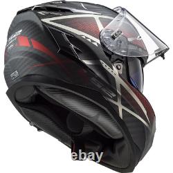 Ls2 Ff327 Challenger Ct2 Konic Matt Red Full Face Motorcycle Bike Crash Helmet