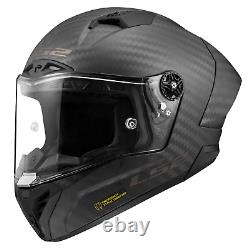 Ls2 Ff805 Thunder Carbon Fibre Acu Dual Visor Full Face Motorcycle Helmet