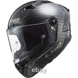 Ls2 Ff805 Thunder Carbon Fibre Full Face Motorcycle Crash Helmet Gloss Carbon