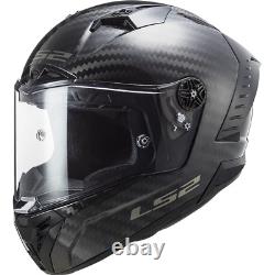 Ls2 Ff805 Thunder Carbon Fibre Full Face Motorcycle Crash Helmet Gloss Carbon