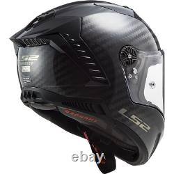 Ls2 Ff805 Thunder Carbon Fibre Full Face Motorcycle Crash Helmet Gloss Carbon