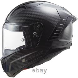 Ls2 Ff805 Thunder Carbon Fibre Motorcycle Sports Full Face Crash Racing Helmet